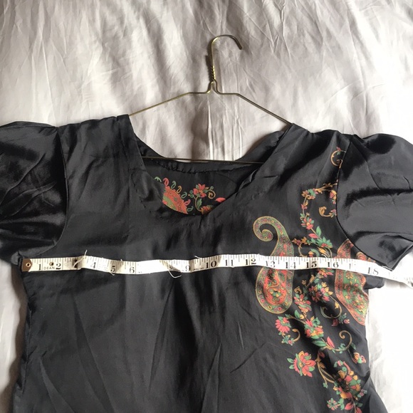 Silky Tunic Bohemian Top Dress, no brand, no size, no fabric label, ethnic. - Picture 6 of 6